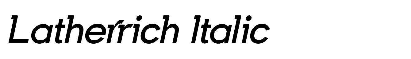 Latherrich Italic